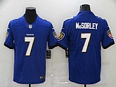 Nike Ravens 7 Trace McSorley Purple Vapor Untouchable Limited Jersey,baseball caps,new era cap wholesale,wholesale hats